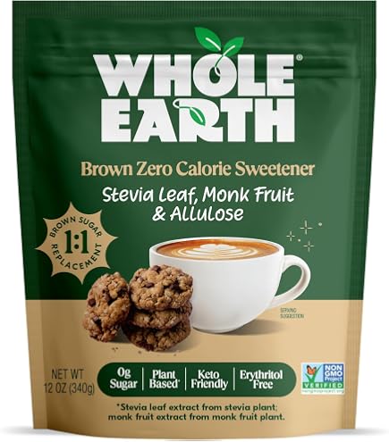 Amazon.com: Whole Earth Zero Calorie Allulose Sweetener, Zero